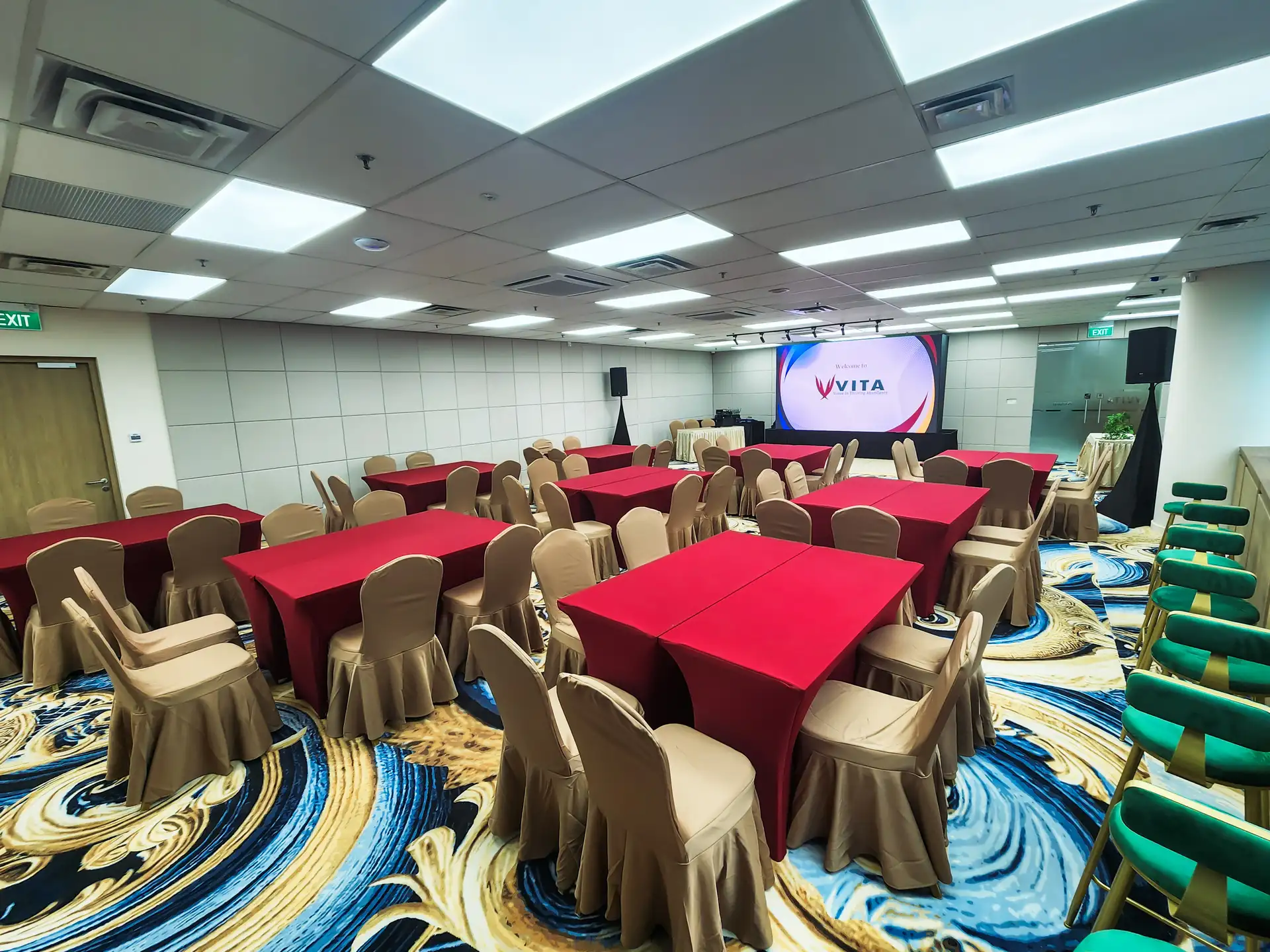 event venues with projector