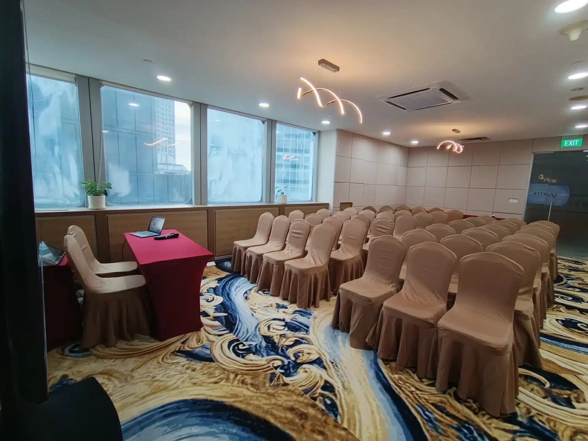 hosting a small press event in Singapore