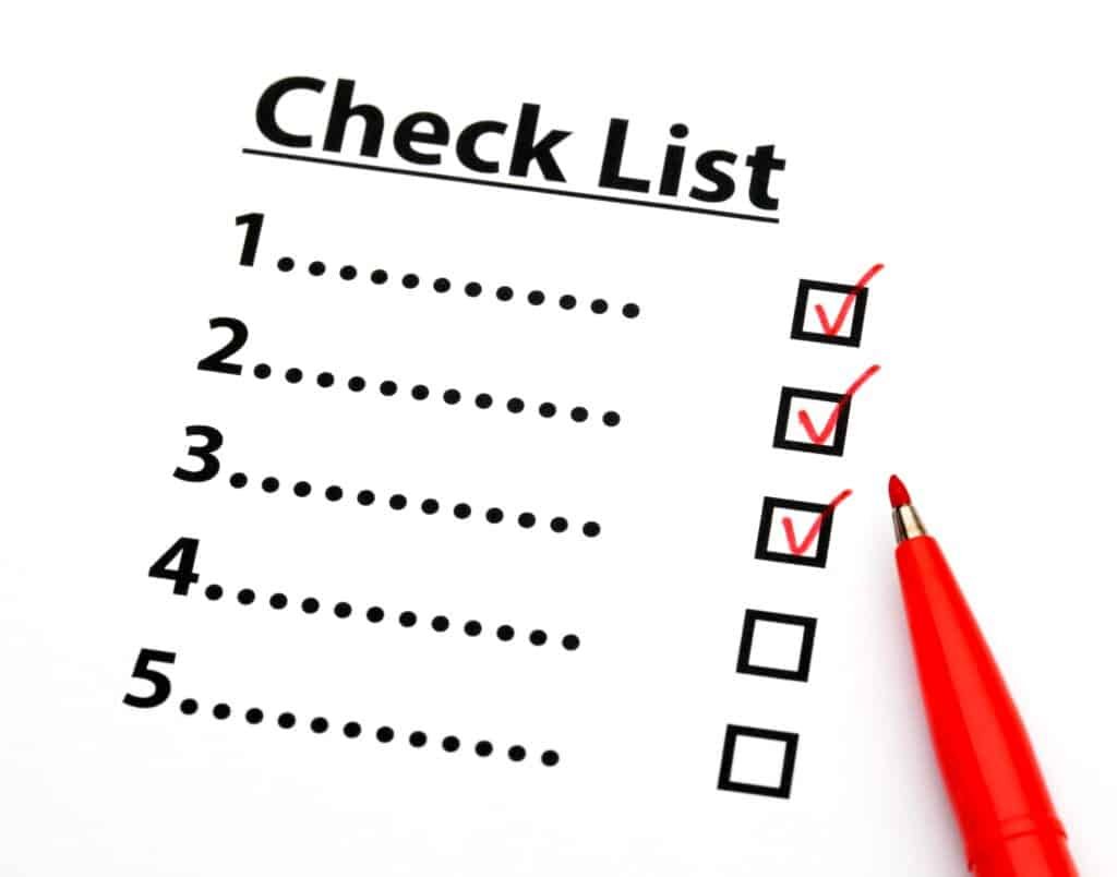 event planning checklists